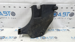 Front pillar trim lower left Kia Optima 11-15 black, scratches, needs cleaning, worn