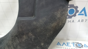 Front pillar trim lower left Kia Optima 11-15 black, scratches, needs cleaning, worn