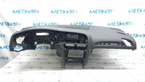 Torpedo front panel with AIRBAG Audi A4 B8 13-16 rest, black