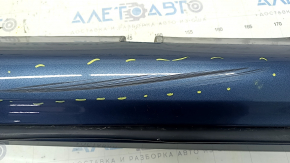 Left threshold Ford Fusion mk5 13-20 blue, with seals, broken fastening, worn, scratches
