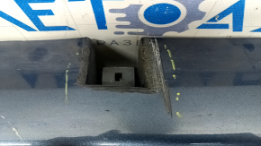 Left threshold Ford Fusion mk5 13-20 blue, with seals, broken fastening, worn, scratches