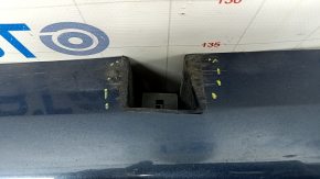 Left threshold Ford Fusion mk5 13-20 blue, with seals, broken fastening, worn, scratches