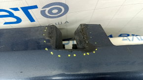 Left threshold Ford Fusion mk5 13-20 blue, with seals, broken fastening, worn, scratches
