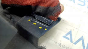 Left threshold Ford Fusion mk5 13-20 blue, with seals, broken fastening, worn, scratches