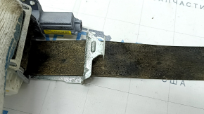 Driver's seat belt Ford Fusion mk5 17-20 black with tensioner, driftwood, for dry cleaning, cracked plastic on the mount