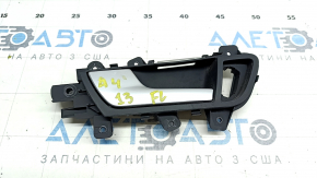 Door handle inner front left Audi A4 B8 13-16 rest, gray