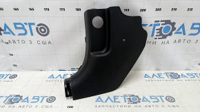 Front pillar trim lower left Kia Forte 4d 14-16 prerest, black, scratches