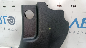 Front pillar trim lower left Kia Forte 4d 14-16 prerest, black, scratches