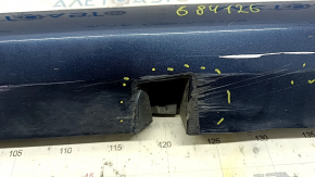 Right threshold Ford Fusion mk5 13-20 blue, with seals, broken fasteners, dents, scratches