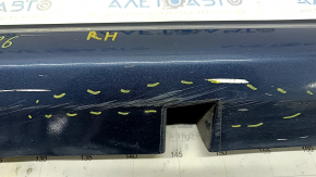 Right threshold Ford Fusion mk5 13-20 blue, with seals, broken fasteners, dents, scratches