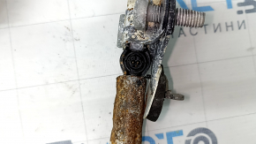 Passenger seat belt Ford Fusion mk5 17-20 black, with tensioner, driftwood, for dry cleaning, cracked plastic on the mount