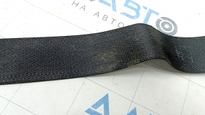 Passenger seat belt Ford Fusion mk5 17-20 black, with tensioner, driftwood, for dry cleaning, cracked plastic on the mount