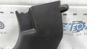 Front pillar trim lower left Hyundai Azera 12-17 black, scratches, worn