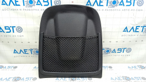 Rear passenger seat trim Audi A4 B8 13-16 rest, black, with mesh, scratch