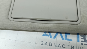 Left visor Honda Civic X FC 16-21 4d gray, without hook, dry cleanable