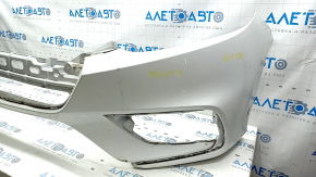 Front bumper bare Honda Insight 19-22 white, scratches