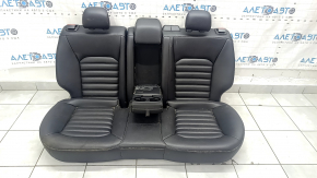 Rear row of seats 2 row Ford Fusion mk5 17-20 leather black, dry cleanable, dent
