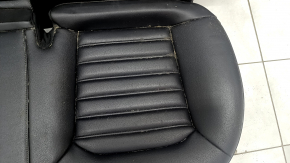 Rear row of seats 2 row Ford Fusion mk5 17-20 leather black, dry cleanable, dent