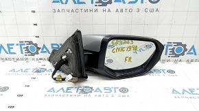 Side mirror right Honda Civic X FC 16-21 3 pins, silver