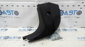 Front pillar trim lower left Ford Fiesta 11-19 black, scratches