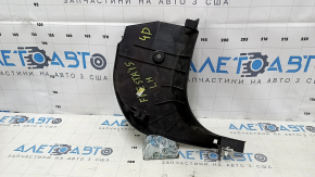 Front pillar trim lower left Ford Fiesta 11-19 black, scratches
