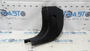 Front pillar trim lower left Ford Fiesta 11-19 black, scratches