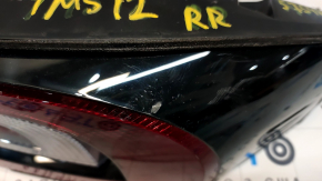 Light outer wing right Tesla Model S 12-20 scratches, broken glass, broken crepe, chip