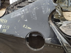 Quarter wing rear right VW CC 08-17 on the body, black, painted 0.2mm, pokes