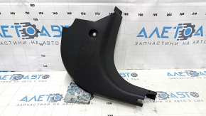 Front pillar trim lower right Ford Fiesta 11-19 black, scratches