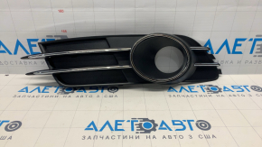 Front bumper grille left Audi A6 C7 16-18 rest for radar
