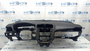 Torpedo front panel with AIRBAG Ford Fusion mk5 19-20 black for projection, for dry cleaning