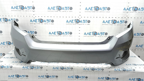 Rear bumper bare Honda Civic X FC 16-21 4d silver, painted, pressed, tears, scratches