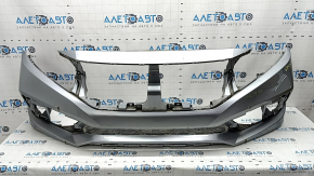 Front bumper bare Honda Civic X FC 19-21 blue B-607M, worn