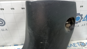 Front pillar trim lower left Mazda CX-7 06-09 black, scratches, worn