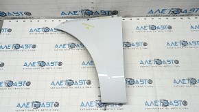 Front left wing Porsche Macan 15-18 lower part, white S9R, aluminum, crack
