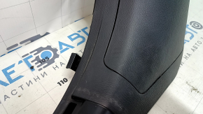 Front pillar trim left lower Mazda 3 14-18 BM black, scratches, worn