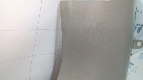 Front pillar trim lower left Infiniti Q50 14-20 gray, scratches, broken mount