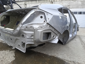 Quarter wing rear right Honda Civic X FC 16-21 4d on the body, silver