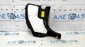 Front pillar trim lower left Hyundai Sonata 15-19 black