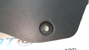 Front pillar trim lower left Hyundai Sonata 15-19 black, scratches