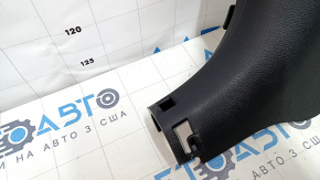 Front pillar trim lower left Hyundai Sonata 15-19 black, scratches