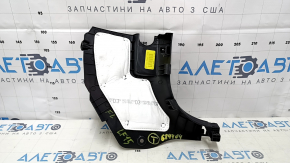 Front pillar trim lower left Hyundai Sonata 15-19 black, scratches