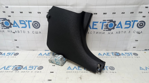 Front pillar trim lower right Hyundai Sonata 15-19 black, minor scratches, abrasion