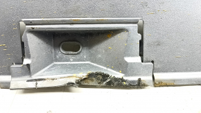 Left threshold Honda Civic X FC 16-21 4d silver, scratches, broken fastener, tear