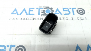 Rear right window lift control Porsche Macan 15-18 black with chrome