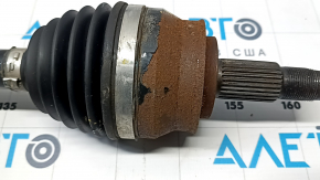Drive axle shaft front left Chrysler 200 15-17 2.4 rusty, outer CV joint boot torn