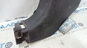 Front pillar trim lower left Hyundai Santa FE Sport 13-18 dark brown, scratches