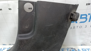 Front pillar trim lower left Hyundai Santa FE Sport 13-18 dark brown, scratches