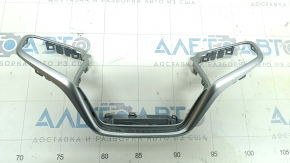 Steering wheel center cover Honda Civic X FC 19-21 chrome
