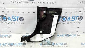 Front pillar trim lower right Hyundai Santa FE Sport 13-18 dark brown, scratches, worn